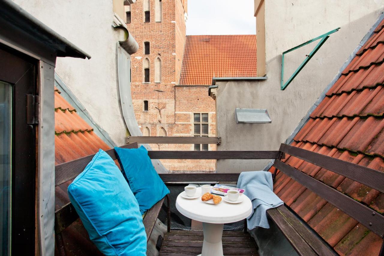 Elite Apartments Rooftop With A View Of The Old Town Danzig Exterior foto