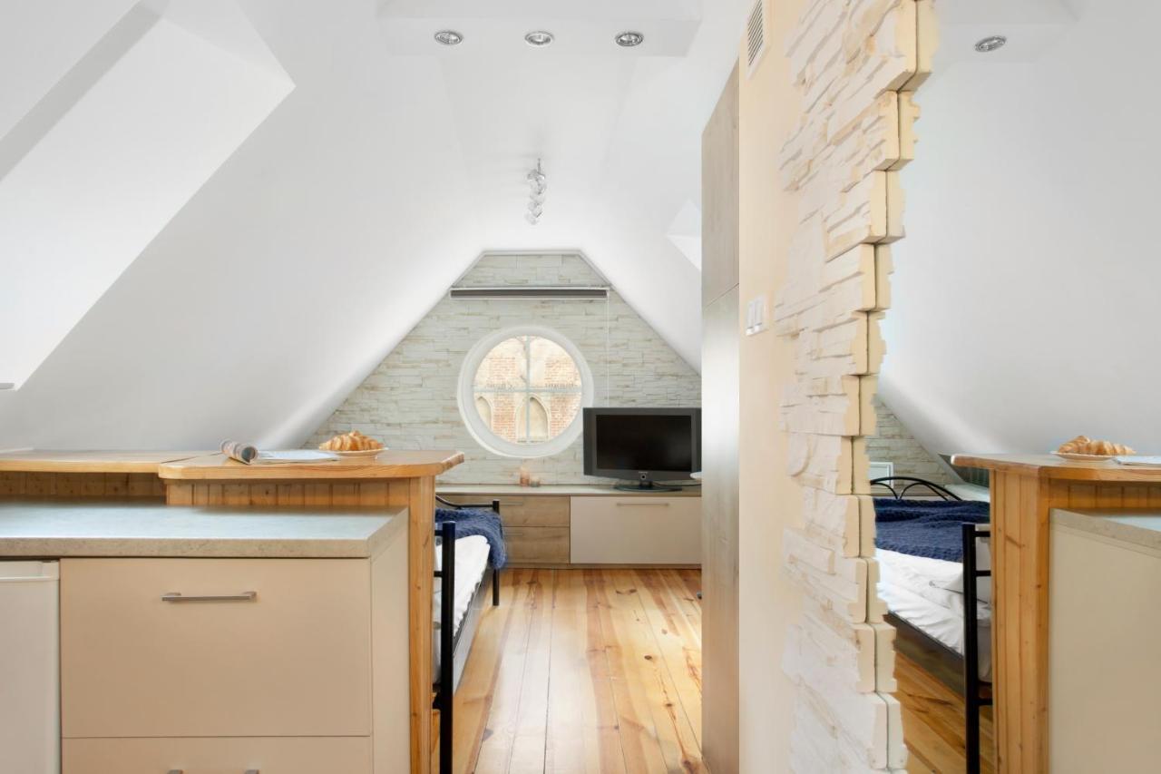 Elite Apartments Rooftop With A View Of The Old Town Danzig Exterior foto