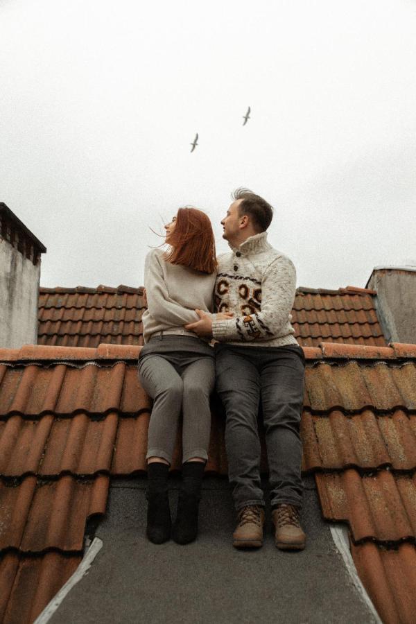 Elite Apartments Rooftop With A View Of The Old Town Danzig Exterior foto