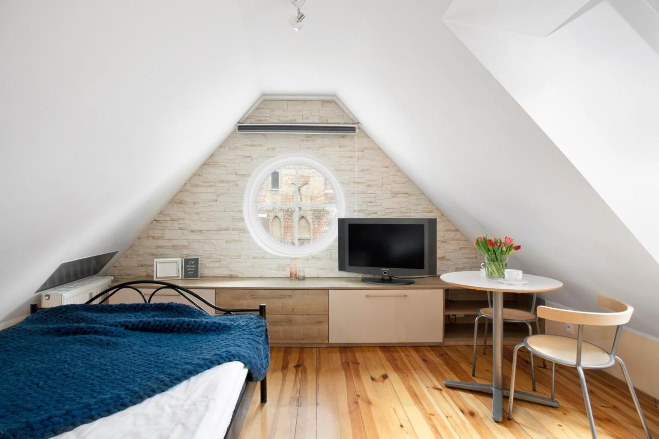 Elite Apartments Rooftop With A View Of The Old Town Danzig Exterior foto